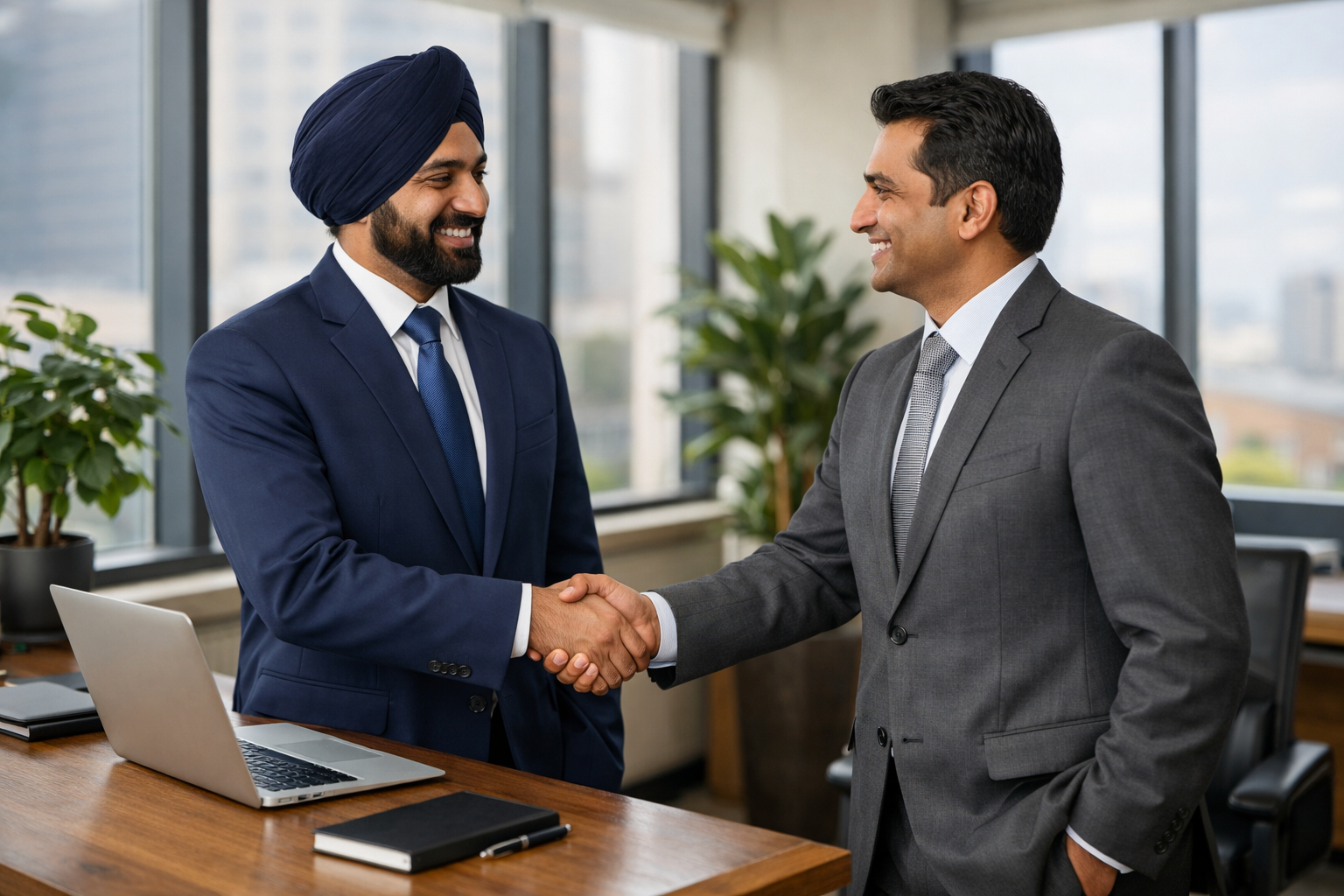 Travel specialist helping customer book Vancouver to Delhi flights