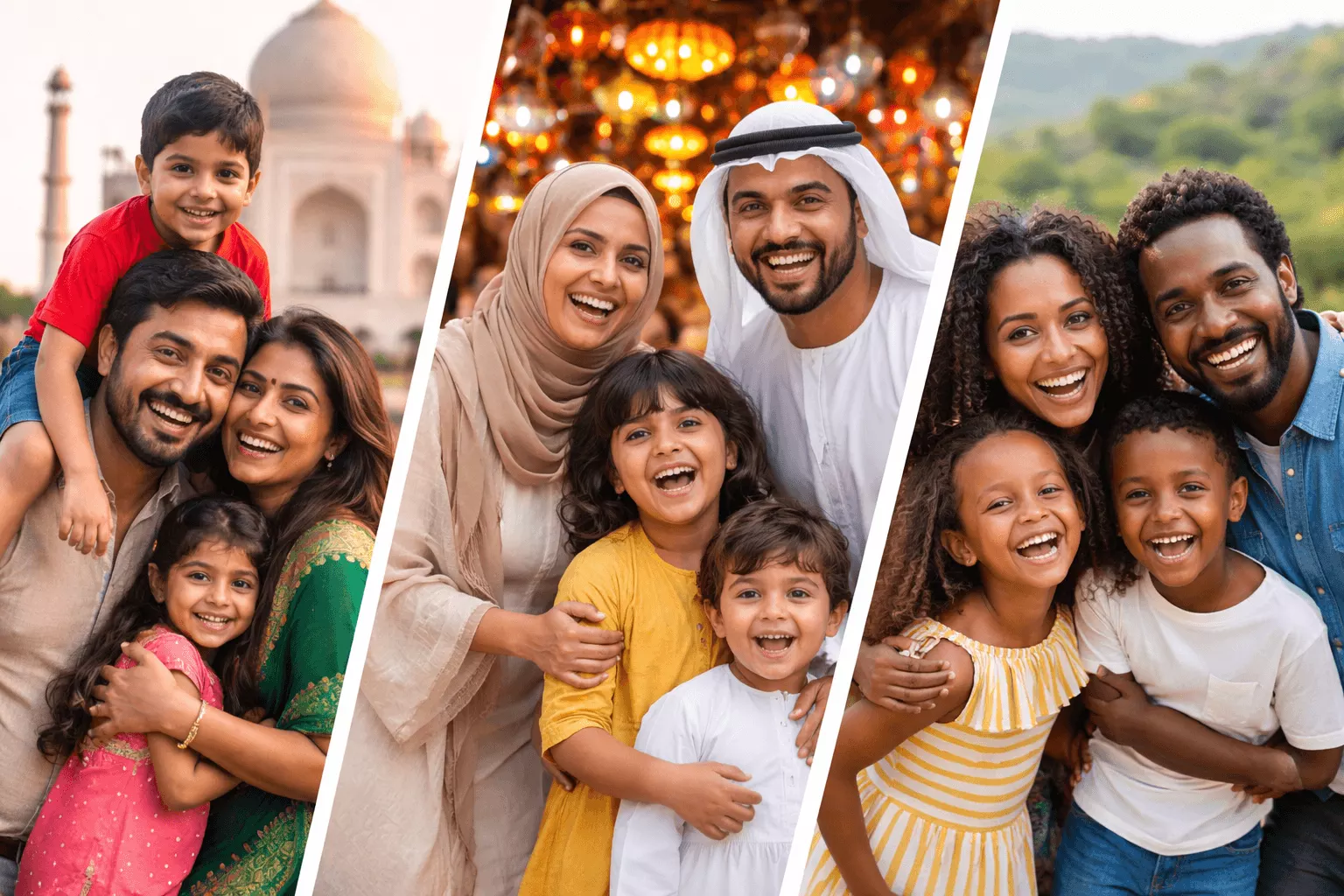 Family travellers planning Pakistan flights from Surrey at Vancouver YVR