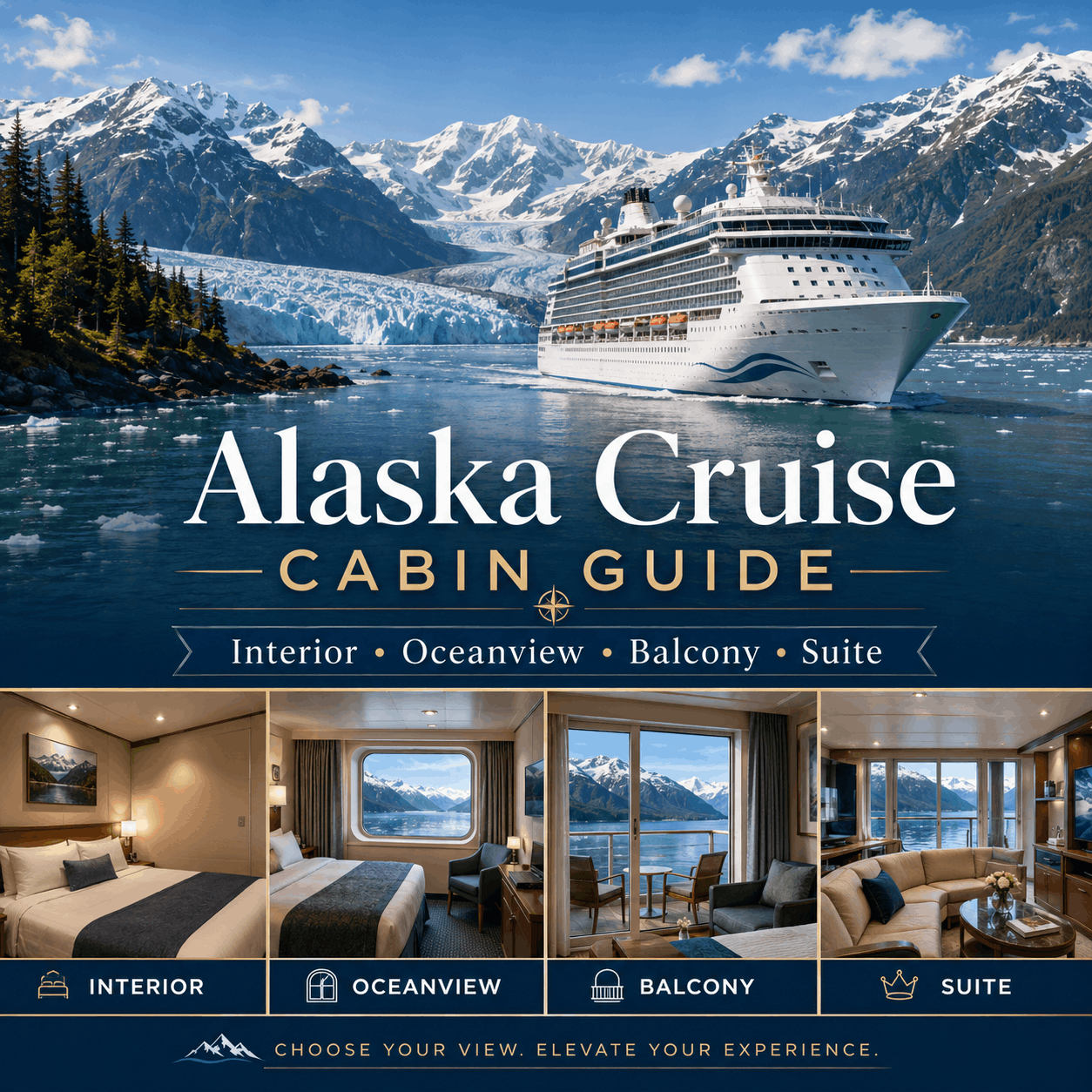 Alaska Cruise Cabin Guide: Interior, Oceanview, Balcony or Suite?