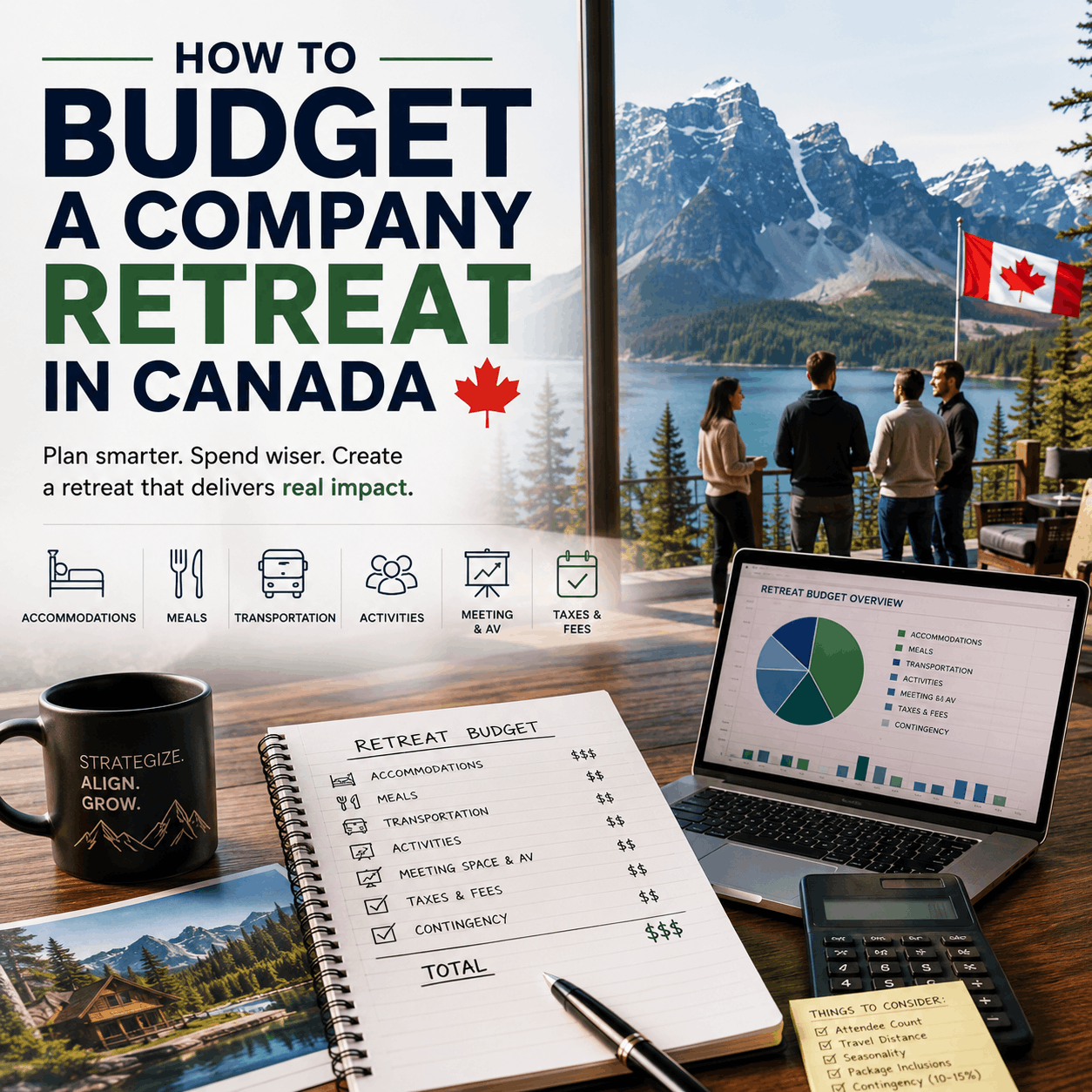How to Budget a Company Retreat in Canada