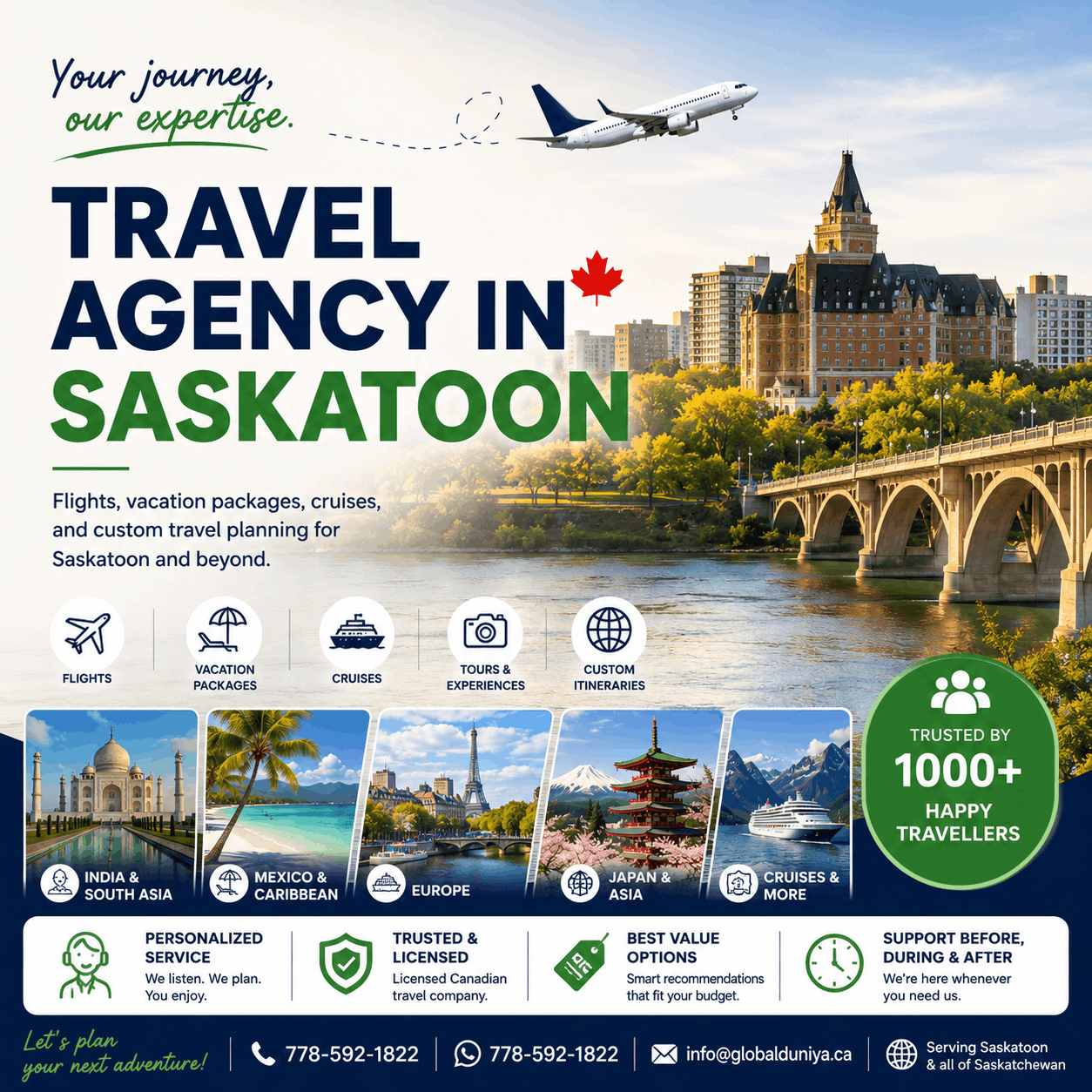Travel Agency in Saskatoon
