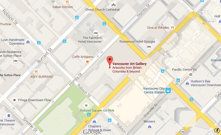 Vancouverartgallerymap @Globalduniyacanada