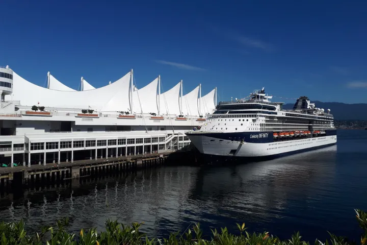 A cruise at Vancouver port